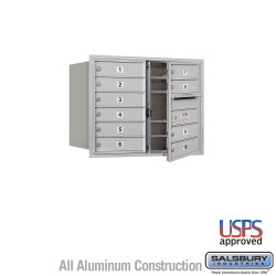 Salsbury 4C Horizontal Mailbox Unit (23-1/2") - Double Column - 10 MB1 Doors