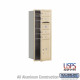 Salsbury 4C Horizontal Mailbox Unit (37-1/2") - Single Column - 4 MB2 Doors