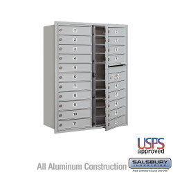 Salsbury 4C Horizontal Mailbox Unit (41") - Double Column - 20 MB1 Doors