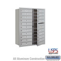 Salsbury 4C 3711D-20SANU Horizontal Mailbox Unit (41") - Double Column - 20 MB1 Doors
