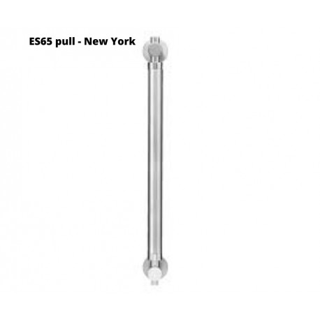 Karcher Design ES65 13/16" New York Pull Handle, Polished / Satin stainless steel