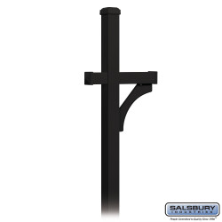 Salsbury Deluxe Mailbox Post - 1 Sided - In-Ground Mounted