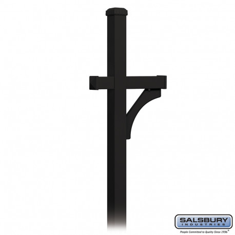 Salsbury Deluxe Mailbox Post - 1 Sided - In-Ground Mounted