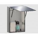 ASI 066 Velare - Frameless Mirror Cabinet, Soap Dispenser + High Speed Hand Dryer - Surface Mounted
