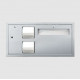ASI 0487-L Toilet Seat Cover & Toilet Tissue Dispenser w/ Sanitary Napkin Disposal - Horizontal - ADA