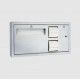ASI 0487-R Toilet Seat Cover & Toilet Tissue Dispenser w/ Sanitary Napkin Disposal - Horizontal - ADA