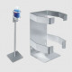 ASI FS-0500 Solid Plastic (HDPE) Sanitizing Station - Freestanding