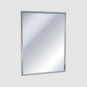 ASI 0620-64 64" Wide Plate Glass Mirror - Stainless Steel Chan-Lok Frame