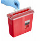 AidrMed 998-02 5 Quart Mailbox Style Horizontal Lid Needle Disposal Sharps Container