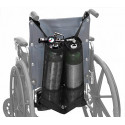 AdirMed ADI995-OX-DDE-W Double Oxygen Cylinder Bag for Wheelchair