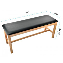 AdirMed 996-04 Black Straight Line Treatment Table