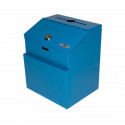  631-01RED Wall Mountable Steel Locking Suggestion Box