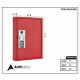 Adiroffice 680-60 Key Steel Heavy-Duty Digital Lock Key Cabinet
