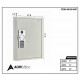 Adiroffice 680-60 Key Steel Heavy-Duty Digital Lock Key Cabinet