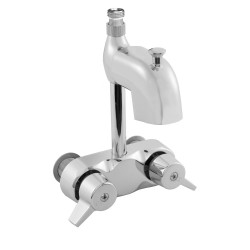 Jaclo 2017-PCH Diverter Bath Faucet to Fit Four Legged Claw Foot Tubs, Finish -Polished Chrome