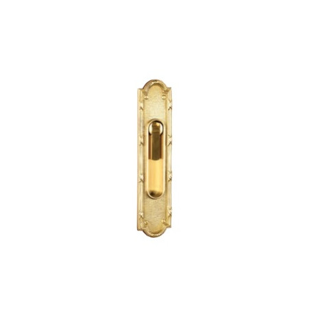 Small Brass Plated Non-Mortise Cabinet Lock