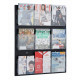 Adiroffice 640 Adjustable Pockets Clear Acrylic Hanging Magazine Rack