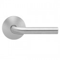  UEPLQ25-UL Lever Sets "Malta" For Pre-Bored Door(2 1/8"),Satin Stainless Steel