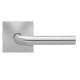 Karcher Design UEPL25 Lever sets "Malta" for pre-bored door(2 1/8"),Satin stainless steel