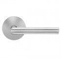  UEPLQ29-PRI70 Lever Sets "Cyprus" For Pre-Bored Door(2 1/8"),Satin Stainless Steel