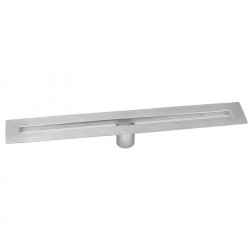 Jaclo 832 zeroEDGE Slim Shower Channel Body Only, Finish - Brushed Stainless Steel