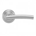  UERQ56-PAS70 Lever Sets "Madrid" For Pre-Bored Door(2 1/8"),Satin Stainless Steel