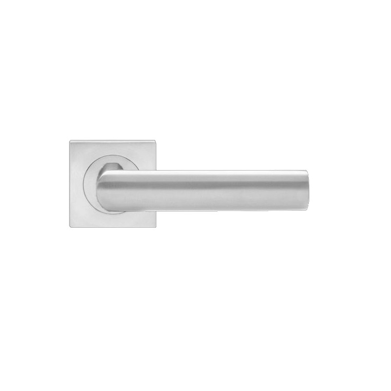 Karcher Design E 'Iceland' Lever/Lever Trim For European Mortise Locks (Mamo, Gemo), For Custom Bored Door
