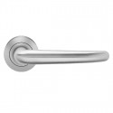 Karcher Design E 'Elba' Lever/Lever Trim For European Mortise Locks (Mamo, Gemo), For Custom Bored Door