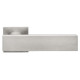 Karcher Design E 'Milano' Lever/Lever Trim for European Mortise locks (MAMO, GEMO), For Custom bored door