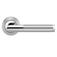 Karcher Design E 'Rio Steel' Lever/Lever Trim for European Mortise locks (MAMO, GEMO), For Custom bored door