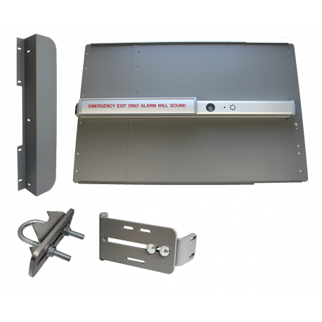 Lockey ED45 EDGE Panic Shield Value Kits, PB2500AL Alarm Panic Bar Included