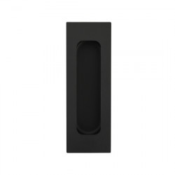 Karcher Design EZ1720Q 4 3/4"x 1 5/8 " x 9/16 " Sliding Door Handles Without Hole, Cosmos Black
