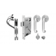 INOX PD97PT-ATL Electrified Mortise Lock with Power Transfer and Auto-locking
