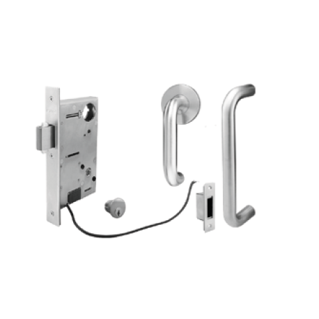 INOX PHIX31108ST PD97 Electrified Mortise Lock with Surface Pull