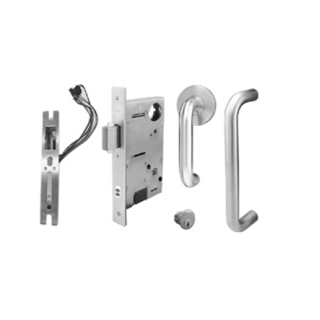 INOX PHIX31108ST PD97PT Electrified Mortise Lock with Surface Pull