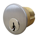 INOX CM Mortise Cylinders Schlage C Keyway, 6 Pin with Clover L Cam
