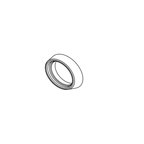 INOX EC Round Extended Rosette Collar Ring
