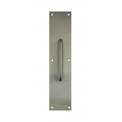 FHI DJ-7015 3-1/2" x 15" Stainless Steel Pull Plate