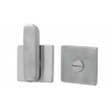 Unison-Inox EC-S420PVS-ADA-CGY Thumbturn Set, Privacy Release on D.42mm Square Rossete