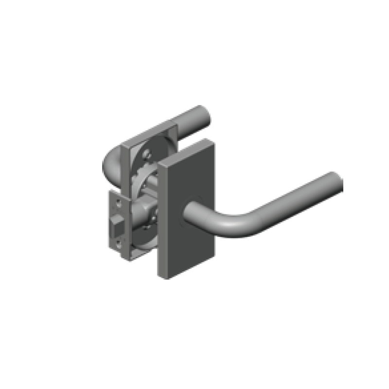 INOX SH 213 Cabernet Interior Lockset With 4-1/2