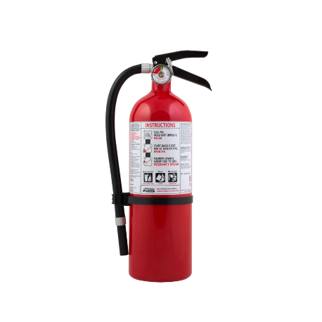 Kidde FX340 Fire Extinguishers 2.5 - With metal Strap bracket, Disposable
