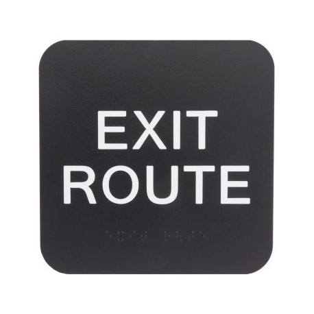 Don-Jo HS 90 Exit Route Sign