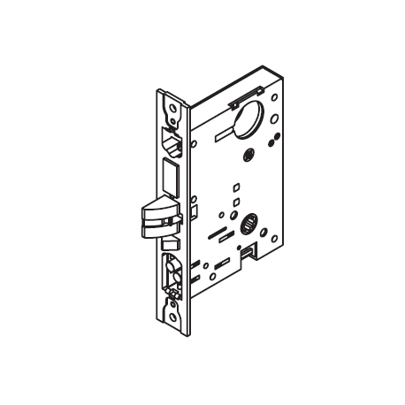 INOX MT Entry W/Toggle Mortise Lockcase For Mortise Sets