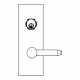 INOX ED93CES07 CVR Escutcheon Trim for ED93 with 07 Lever w/Mortise Cylinder Included, Satin Chrome