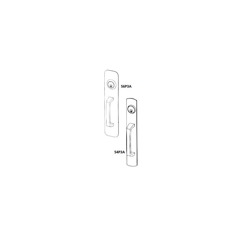 International Door Closers 5000 Series Pull Plate For Exit Device