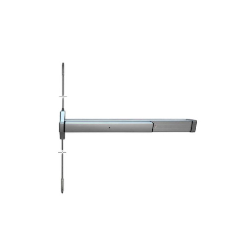 International Door Closers 7100-G1 Series Concealed Vertical Rod Exit Device, Grade 1, Exit Unit Only
