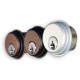 International Door Closers CZ-1001 Mortise Key Cylinders (Zinc) with 2 Keys & 2 Rings