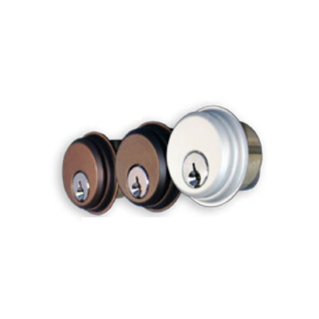 International Door Closers CZ-1001 Mortise Key Cylinders (Zinc) with 2 Keys & 2 Rings