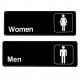 Alpine Industries ALPSGN-B Men'S And Women'S Restroom Signs