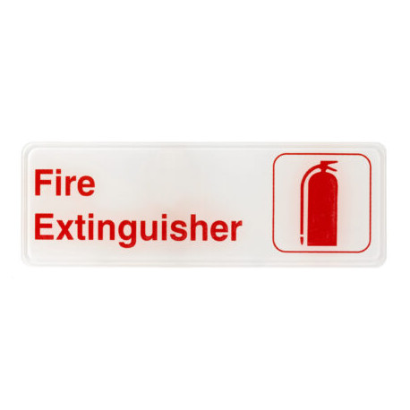 Alpine Industries ALPSGN-34 Fire Extinguisher Sign, 3"x9"